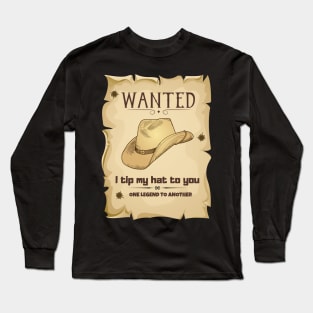 Wanted!! Long Sleeve T-Shirt